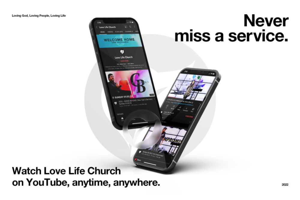 YouTube Phone Mockup English