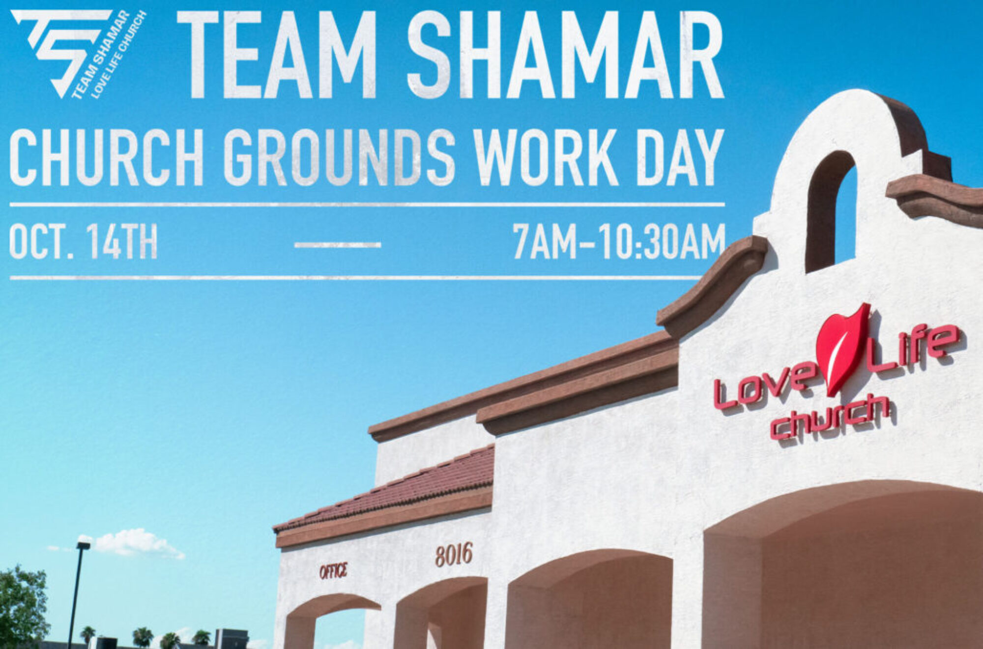 Team Shamar Church Grounds Work Day Love Life Church